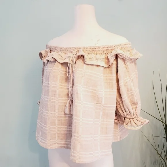 STEVIE MAY WILLOW OFF SHOULDER TOP SIZE XS - Picture 7 of 11